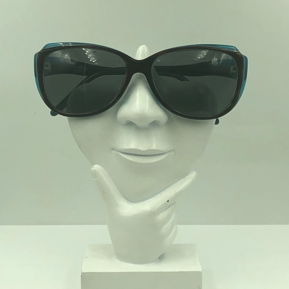 Vera WangV424 Tortoise Blue Oval Sunglasses Frames
